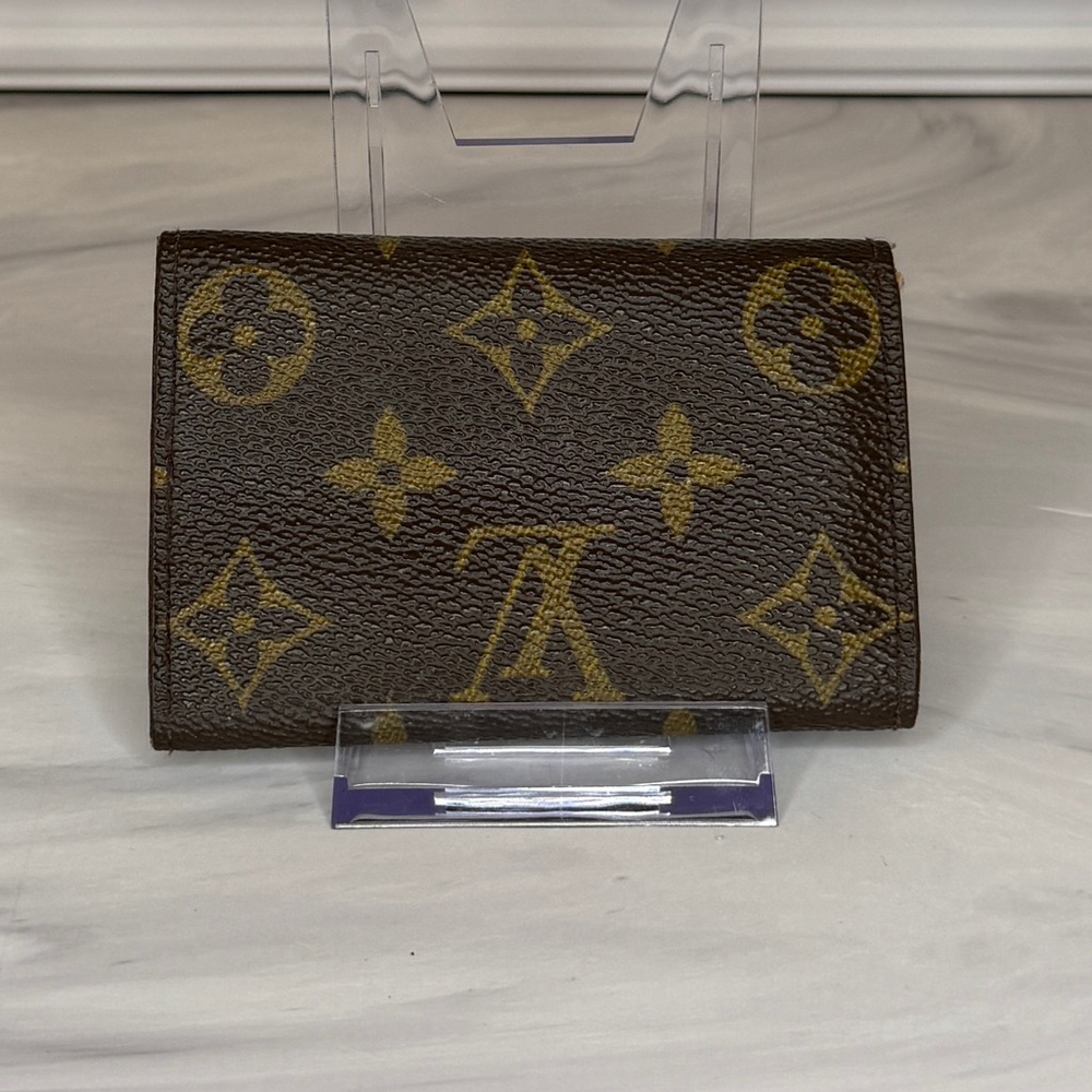 Louis Vuitton Monogram Key Cles / Key Pouch | Holds 6 Keys | Vintage - Picture 3 of 7